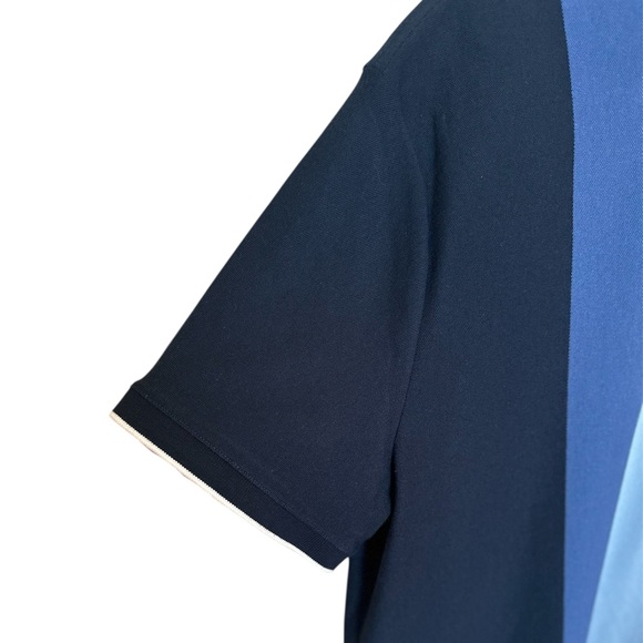 Express Mens Blue Striped Polo Shirt. Size Large - Picture 3 of 7